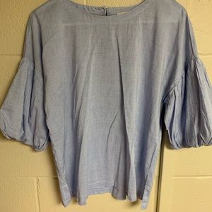 Loft Blue Blouse